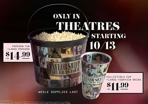 amc taylor swift bucket|taylor swift cinemark popcorn bucket.